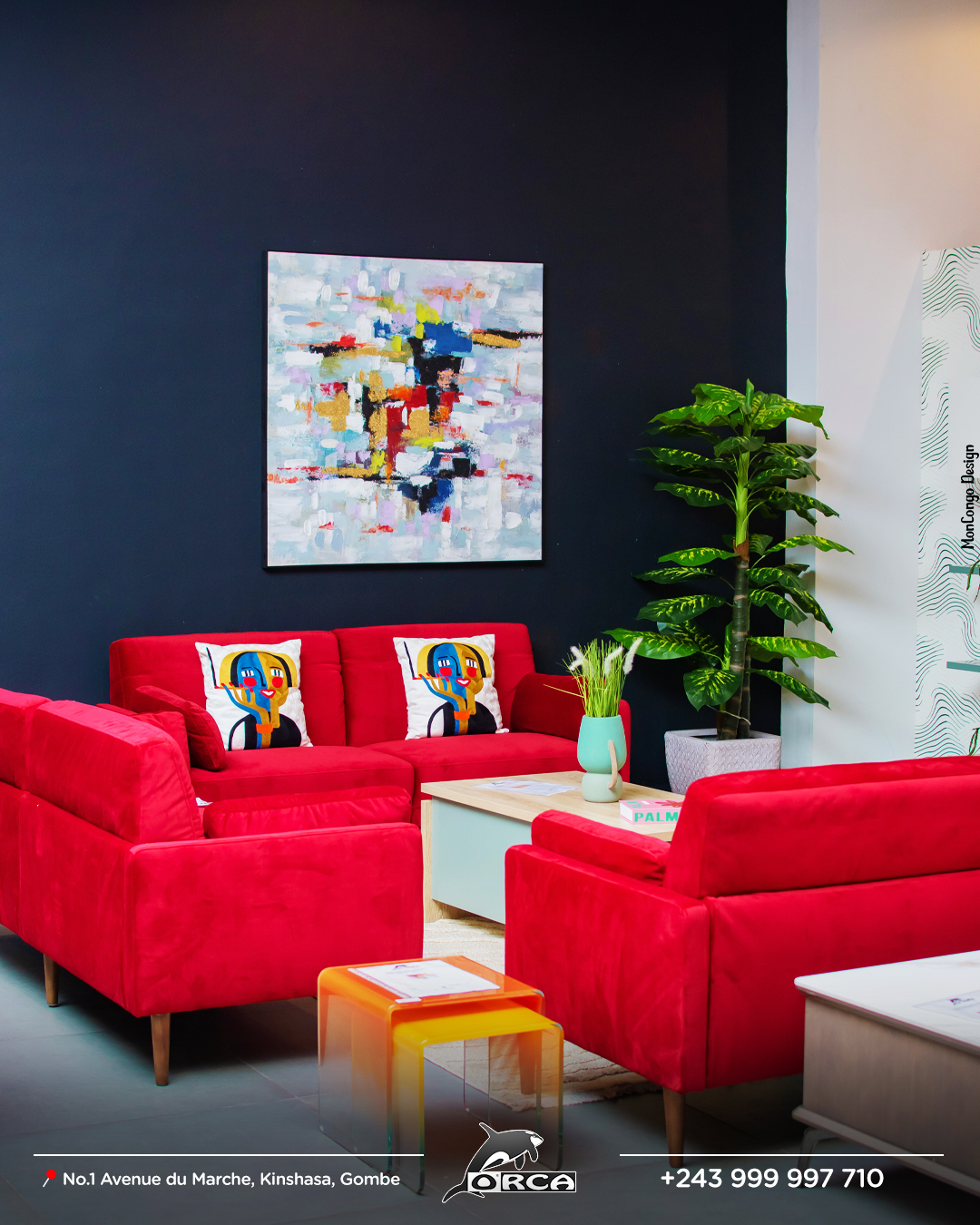 Un salon qui respire la modernité et la convivialité