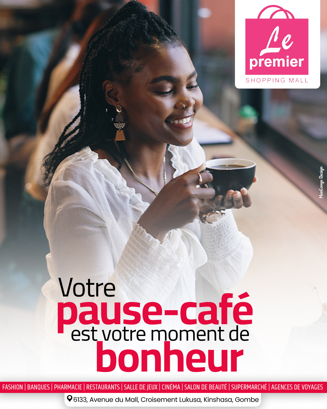 Votre pause-café est votre moment de bonheur 