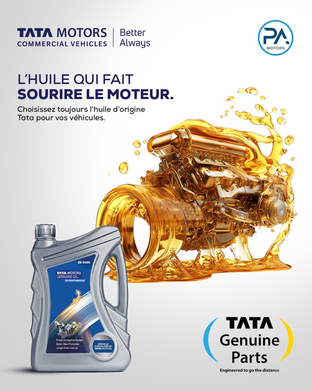 L’huile qui prolonge la vie de vos moteurs