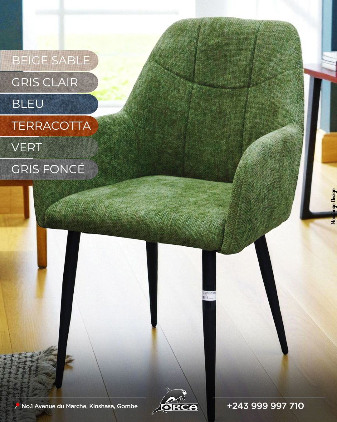 Découvrez la nouvelle collection de chaises chez Orca ! 