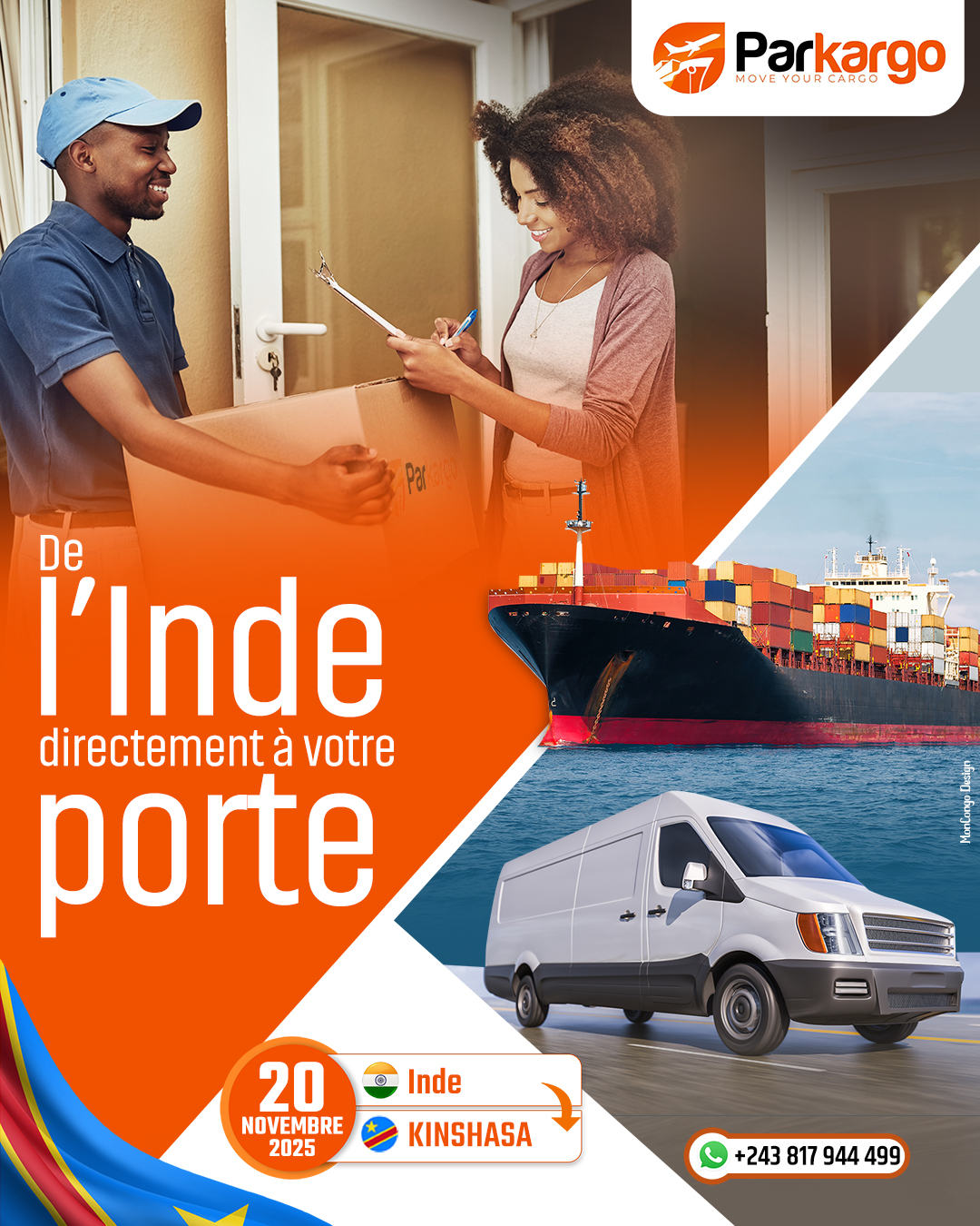 De l’Inde directement à votre porte 