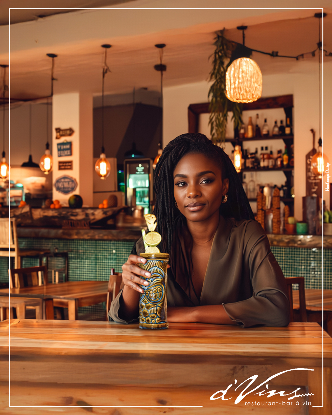 Le cocktail signature chez d'Vins