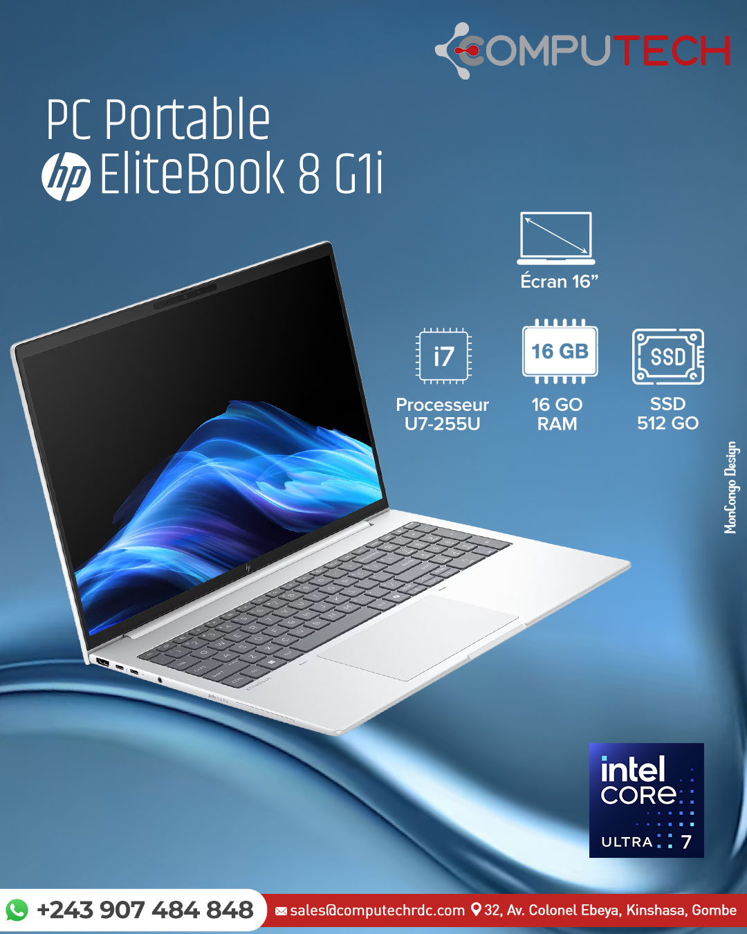 Travaillez plus vite avec le hp EliteBook 8 G1i!