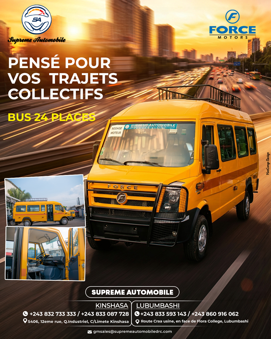 Pensé pour vos  trajets collectifs