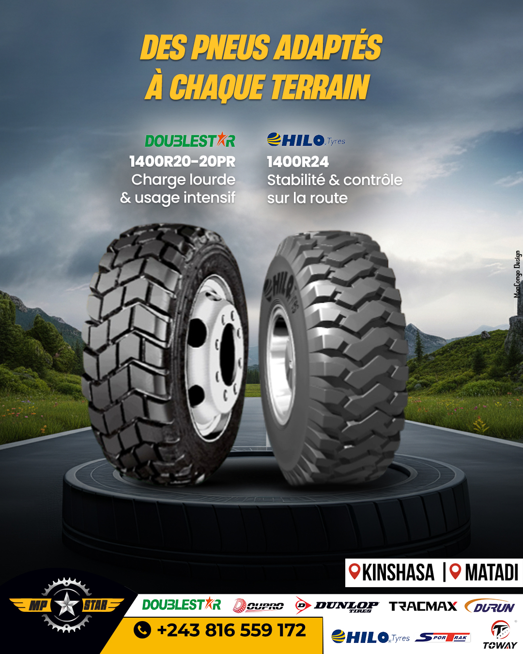 Chaque activité a ses exigences, et chaque route a ses contraintes