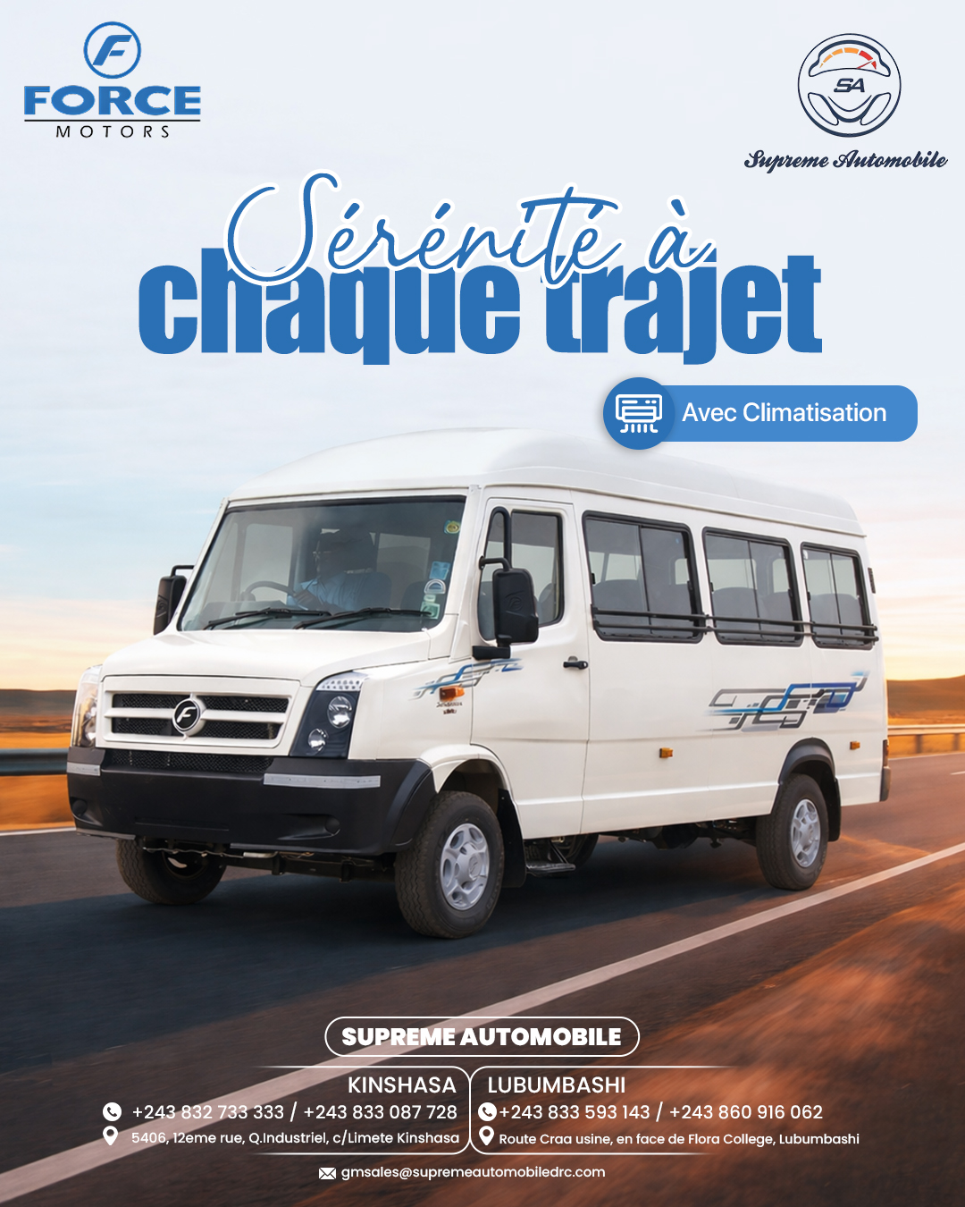 Sérénité à chaque trajet