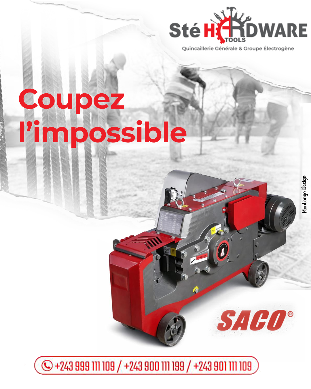 Puissance et précision pour la coupe des barres en acier