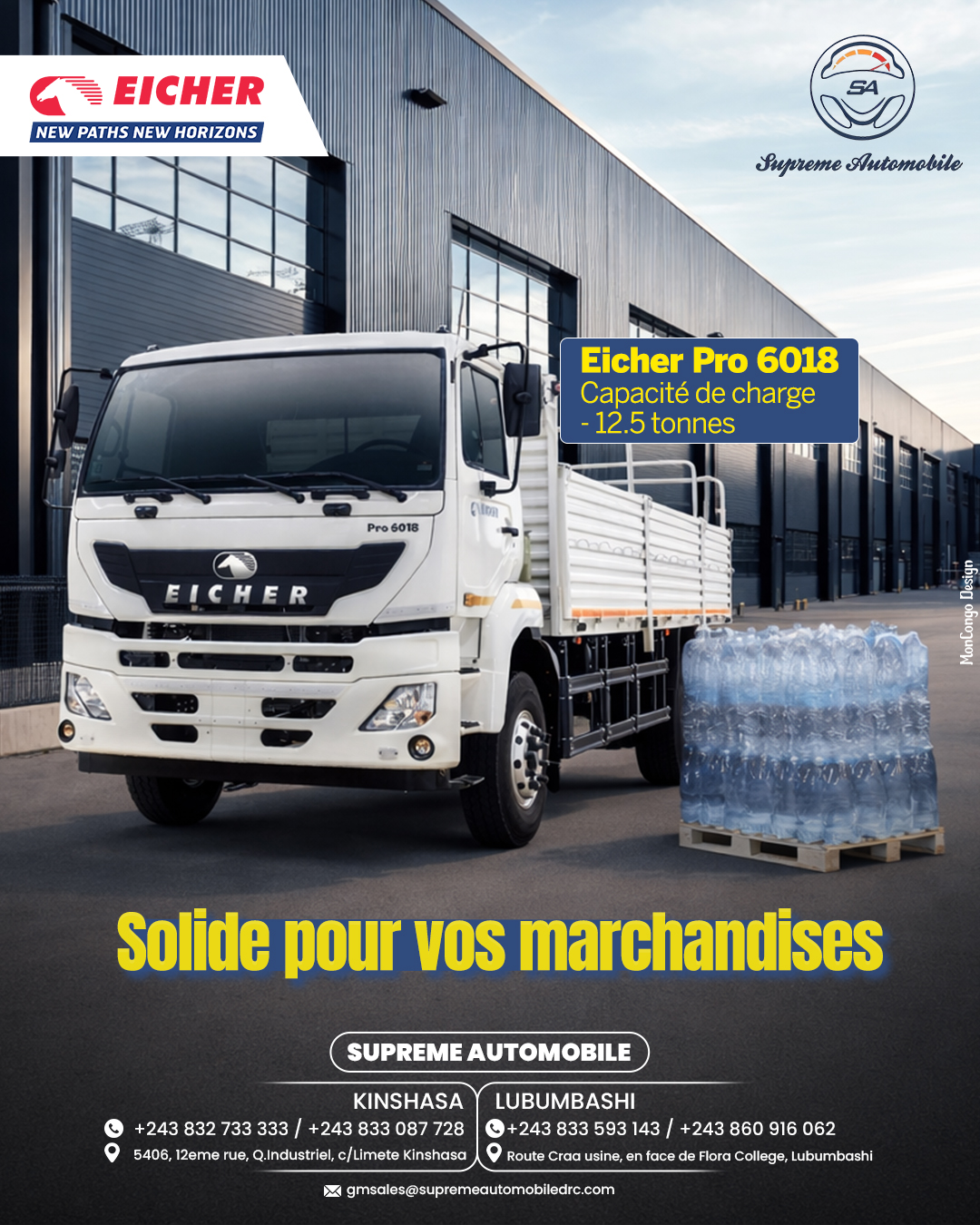 Solide pour vos marchandises