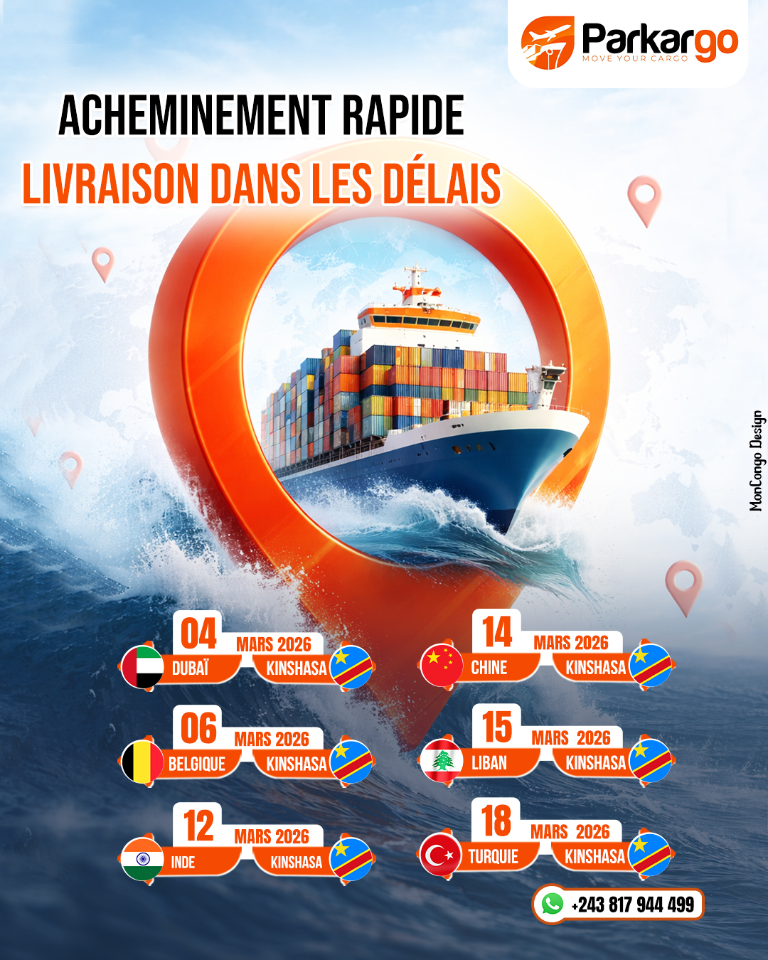 Acheminer vite, livrer dans les délais