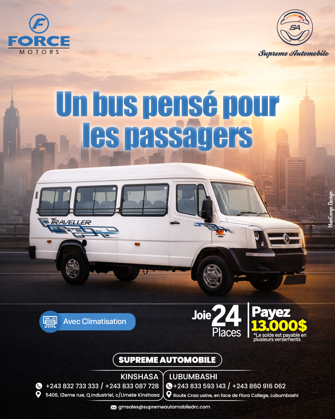 Un bus pensé pour les passagers