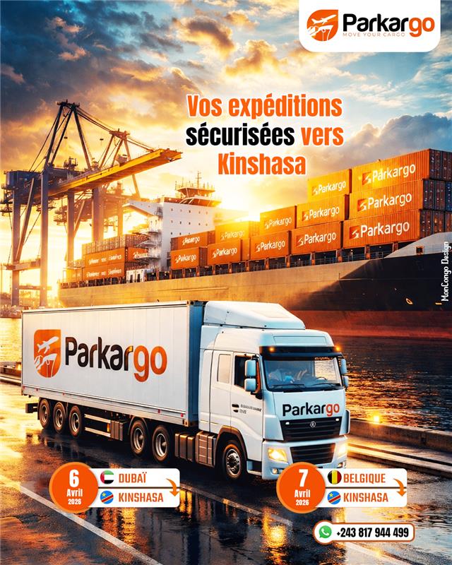 Vos expéditions sécurisées vers Kinshasa