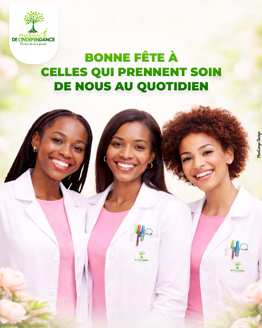 Bonne fête à celles qui prennent soin de nous au quotidien 