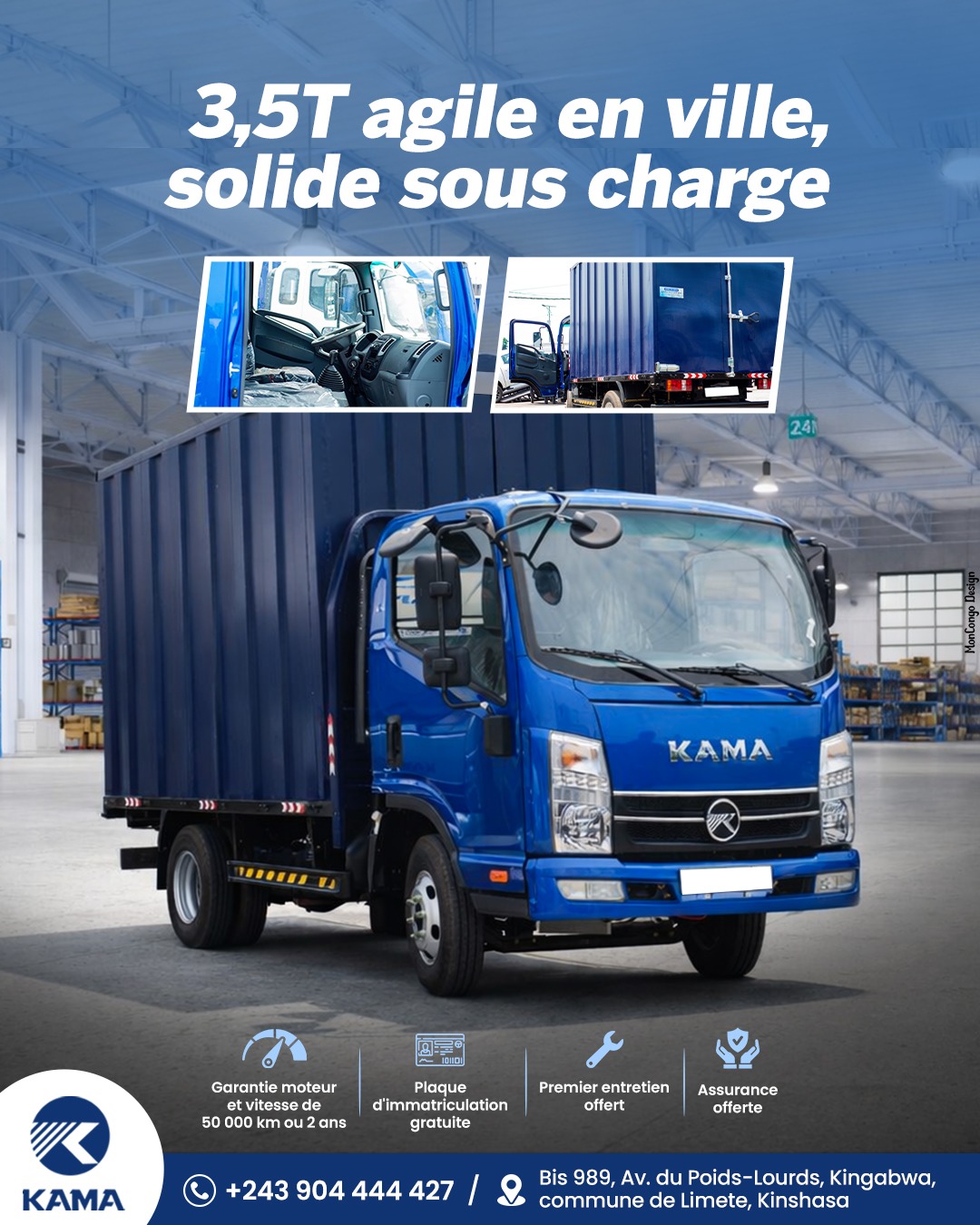 Agile en ville, solide sous charge