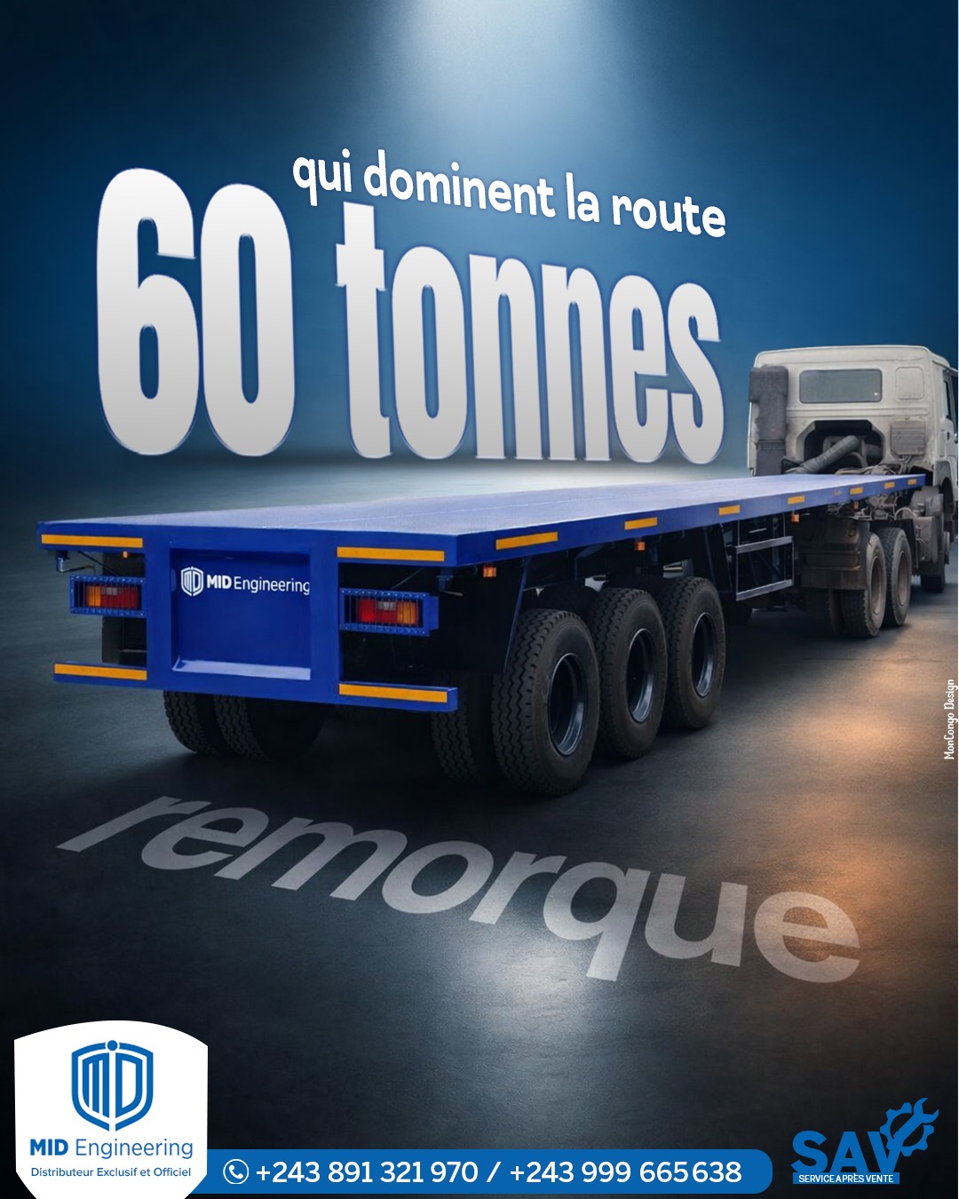 60 tonnes qui dominent la route