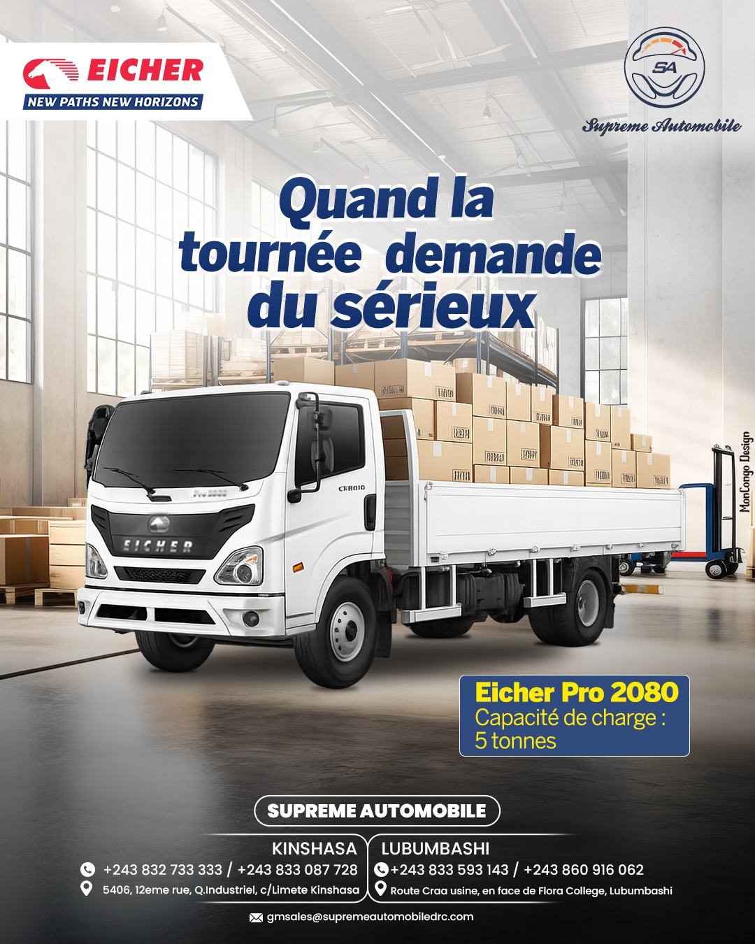 Quand la tournée demande du sérieux