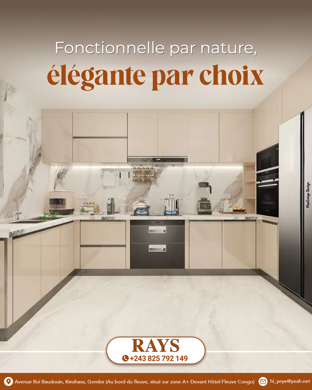 Fonctionnelle par nature, élégante par choix