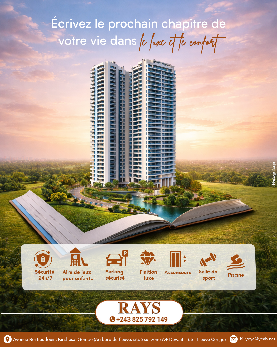 Écrivez le prochain chapitre de votre vie dans le luxe et le confort