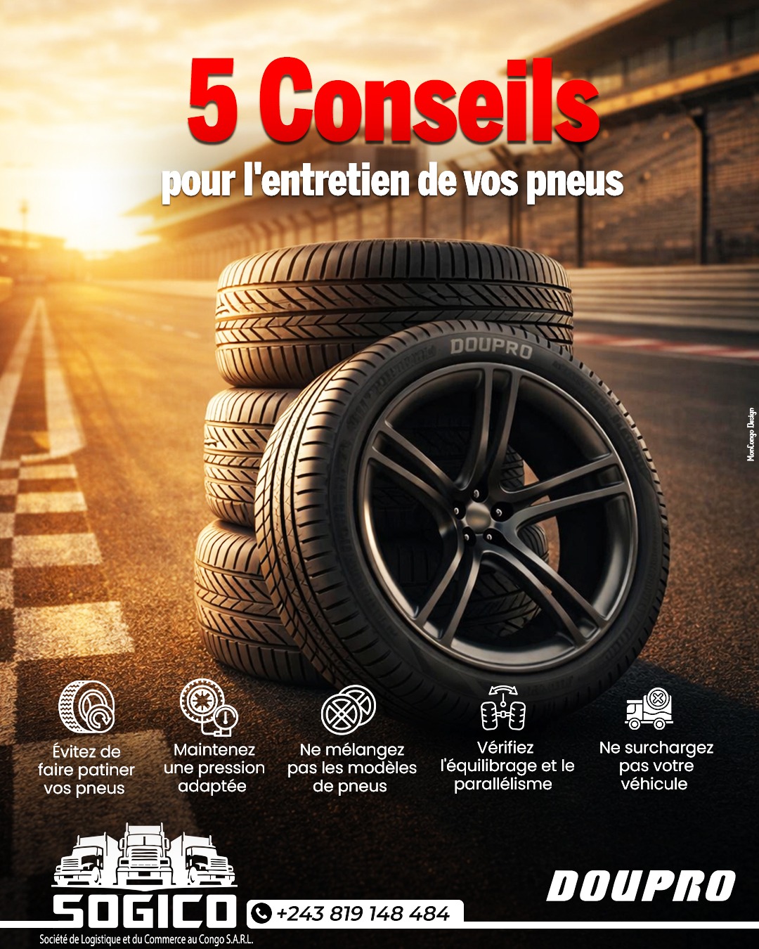 5 conseils pour l'entretien de vos pneus