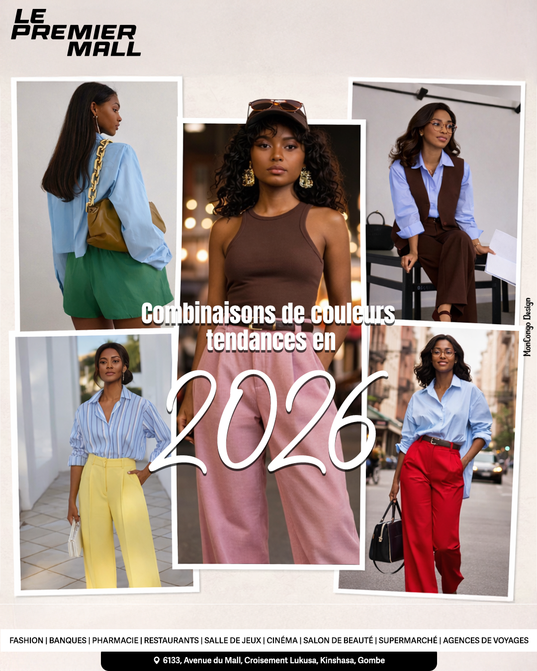 Combinaisons de couleurs tendances en 2026