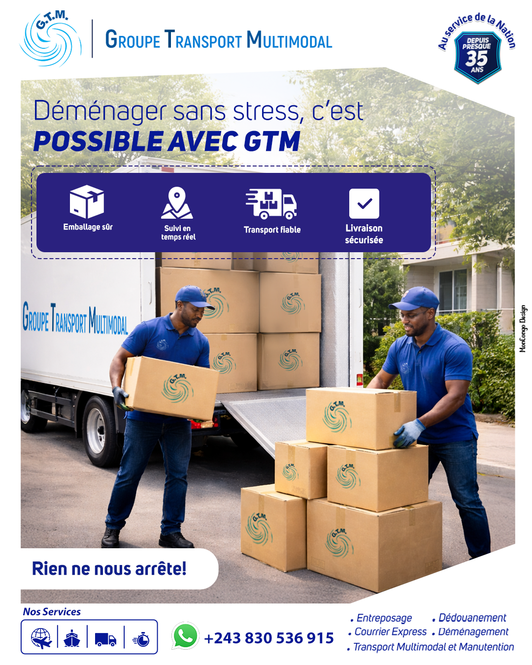 Déménager sans stress, c’est possible avec GTM