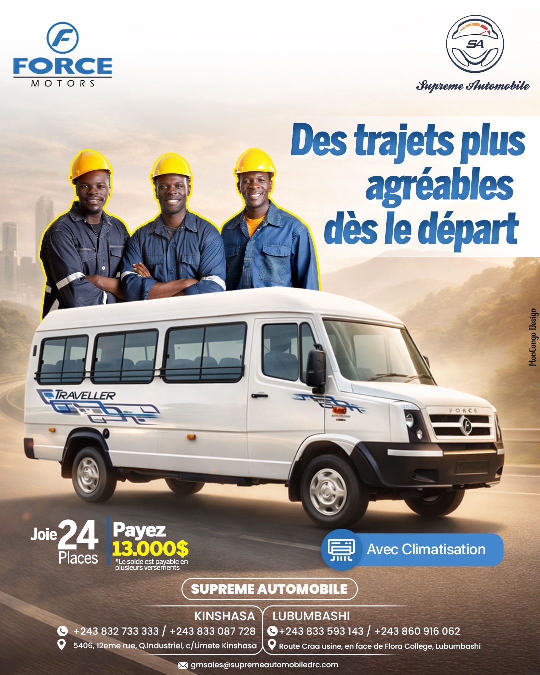 Des trajets plus agréables dès le départ