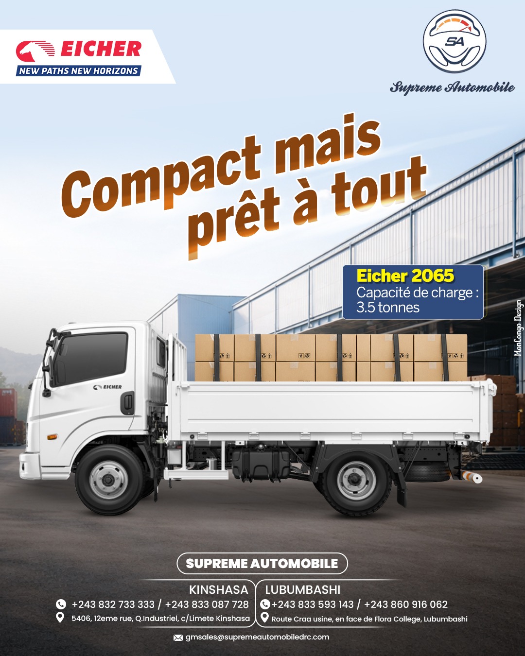 Compact mais prêt à tout