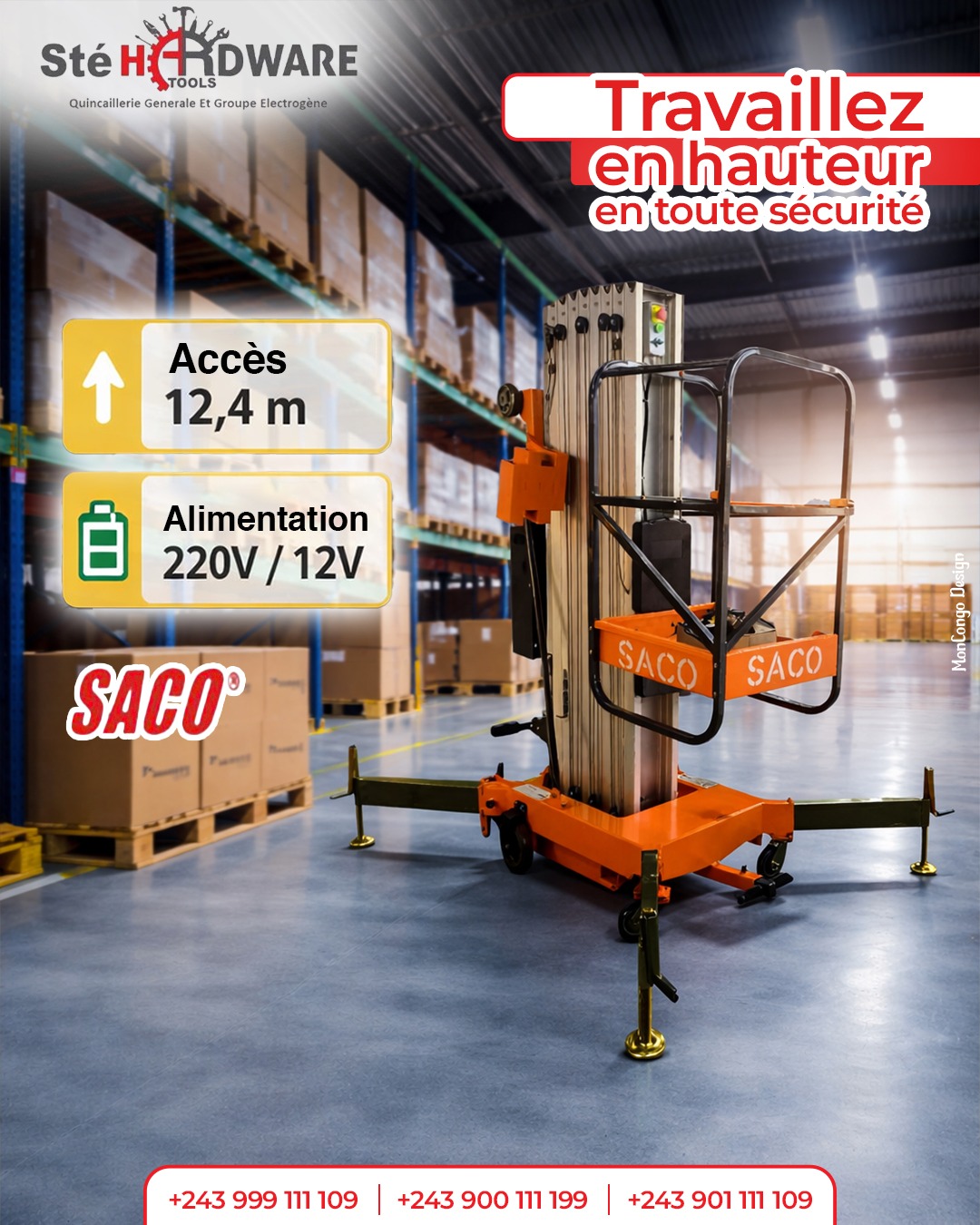 Travaillez en hauteur en toute sécurité