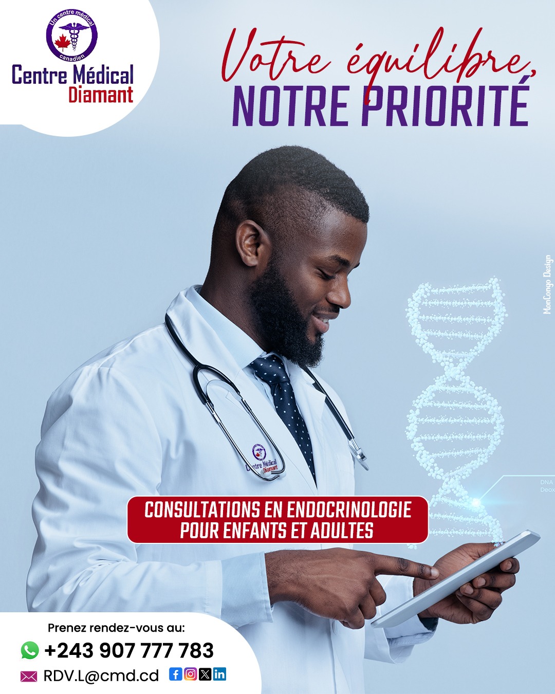 Consultations en endocrinologie Pour enfants et adultes