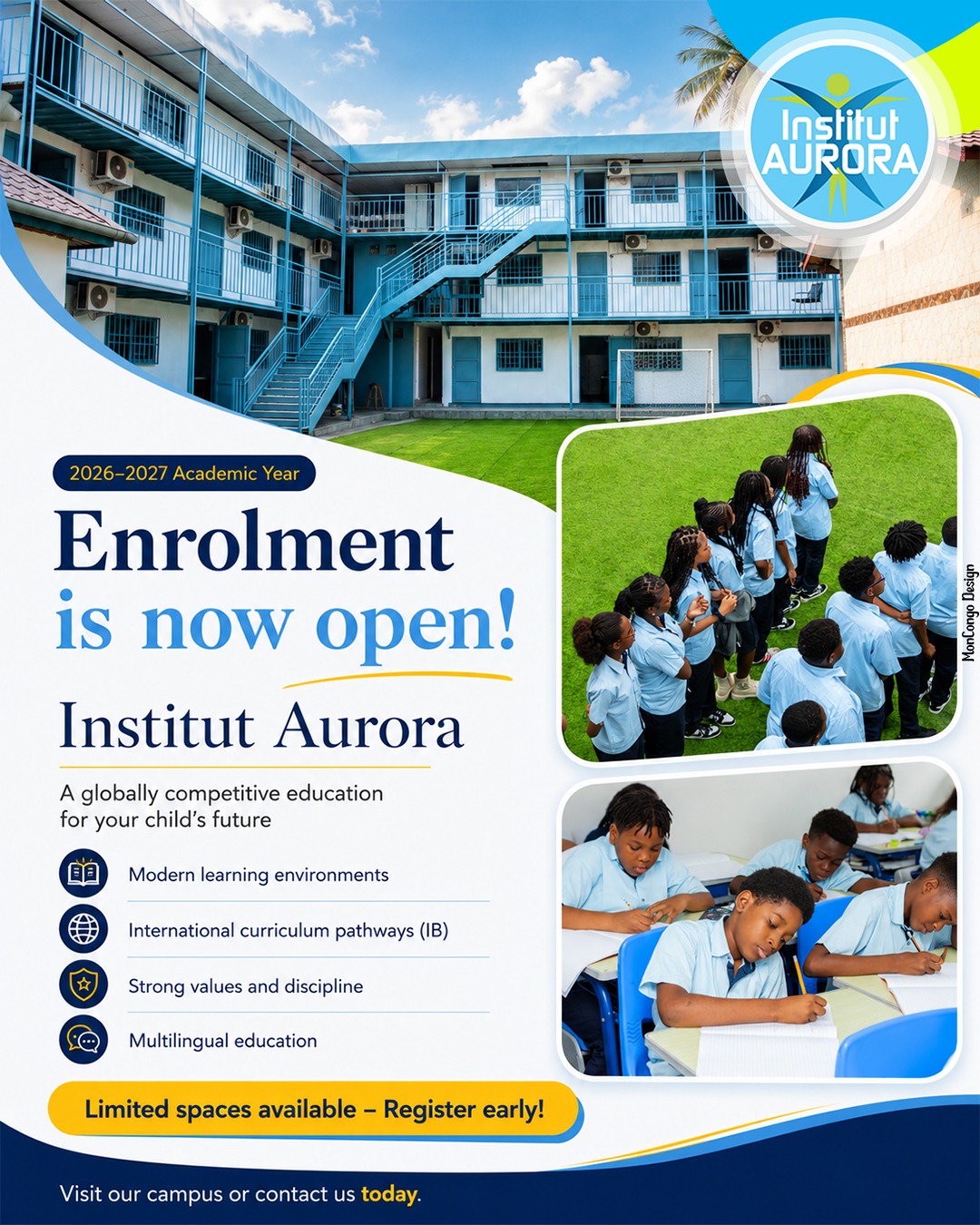 Enrolment is now open !