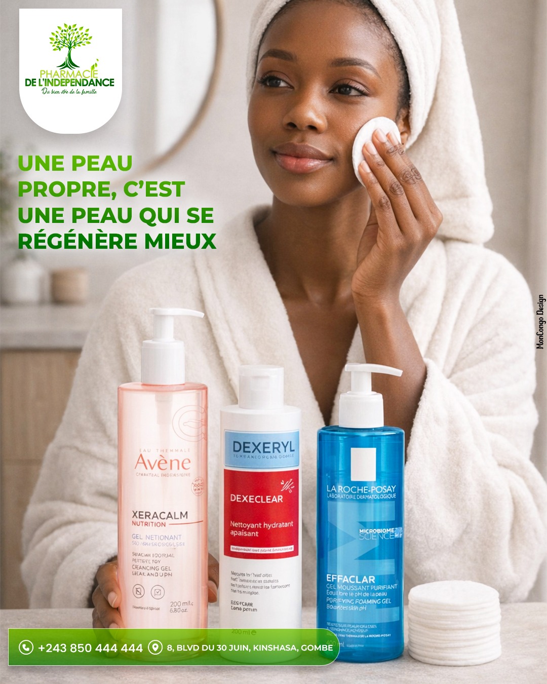 Une peau propre, une peau qui respire