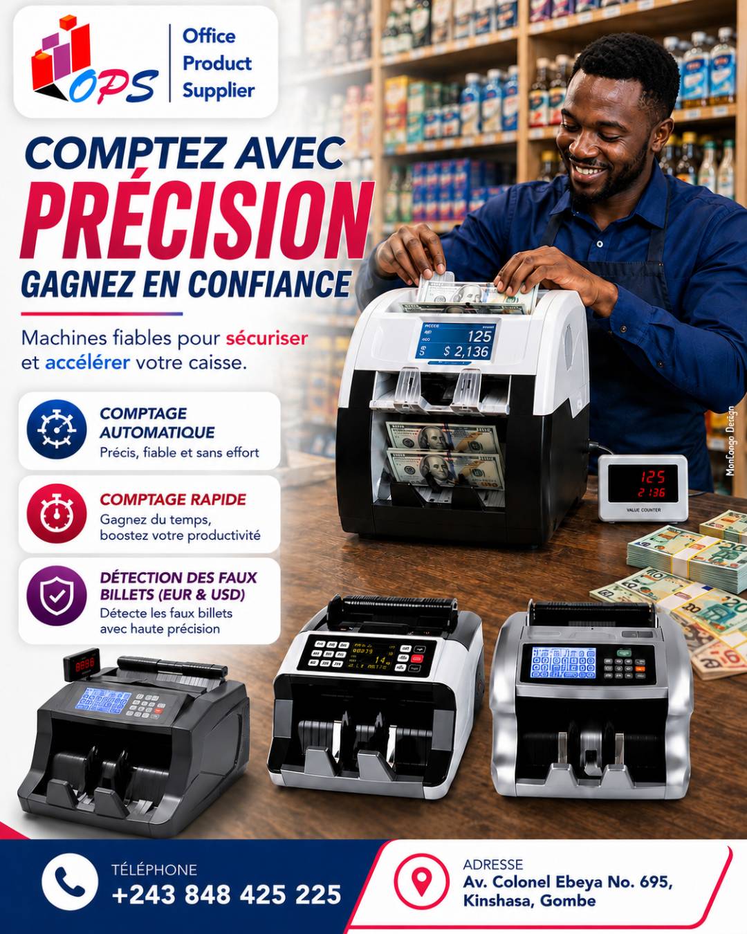 Nouvelle génération de machines de comptage