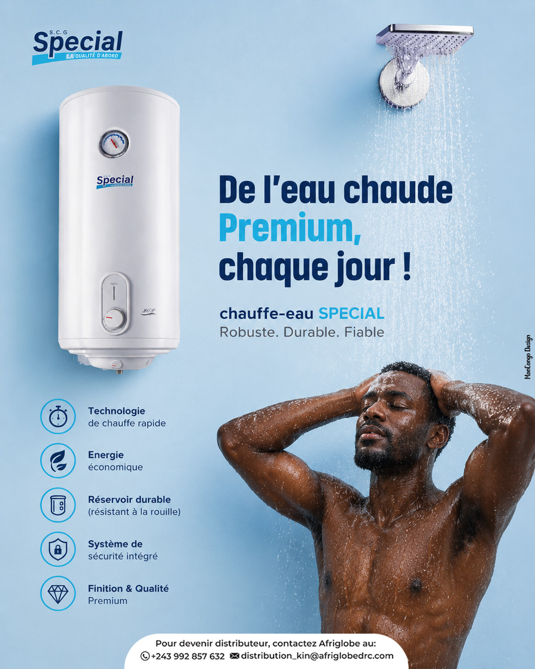 De l'eau chaude premium, chaque jour !