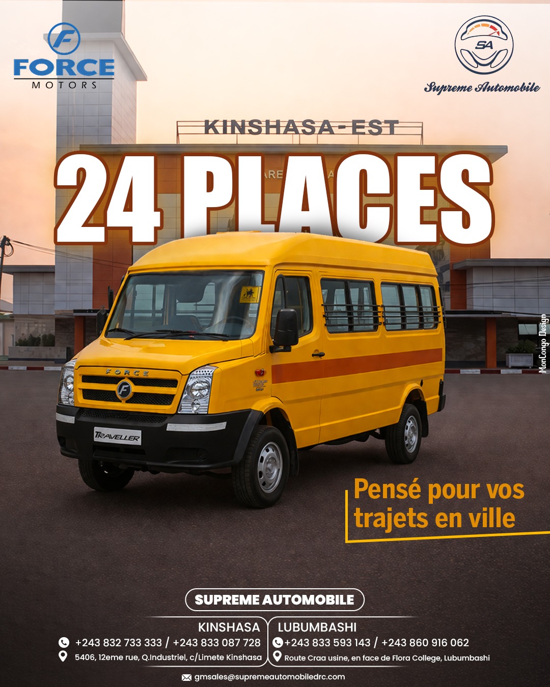 Pensé pour vos trajets en ville
