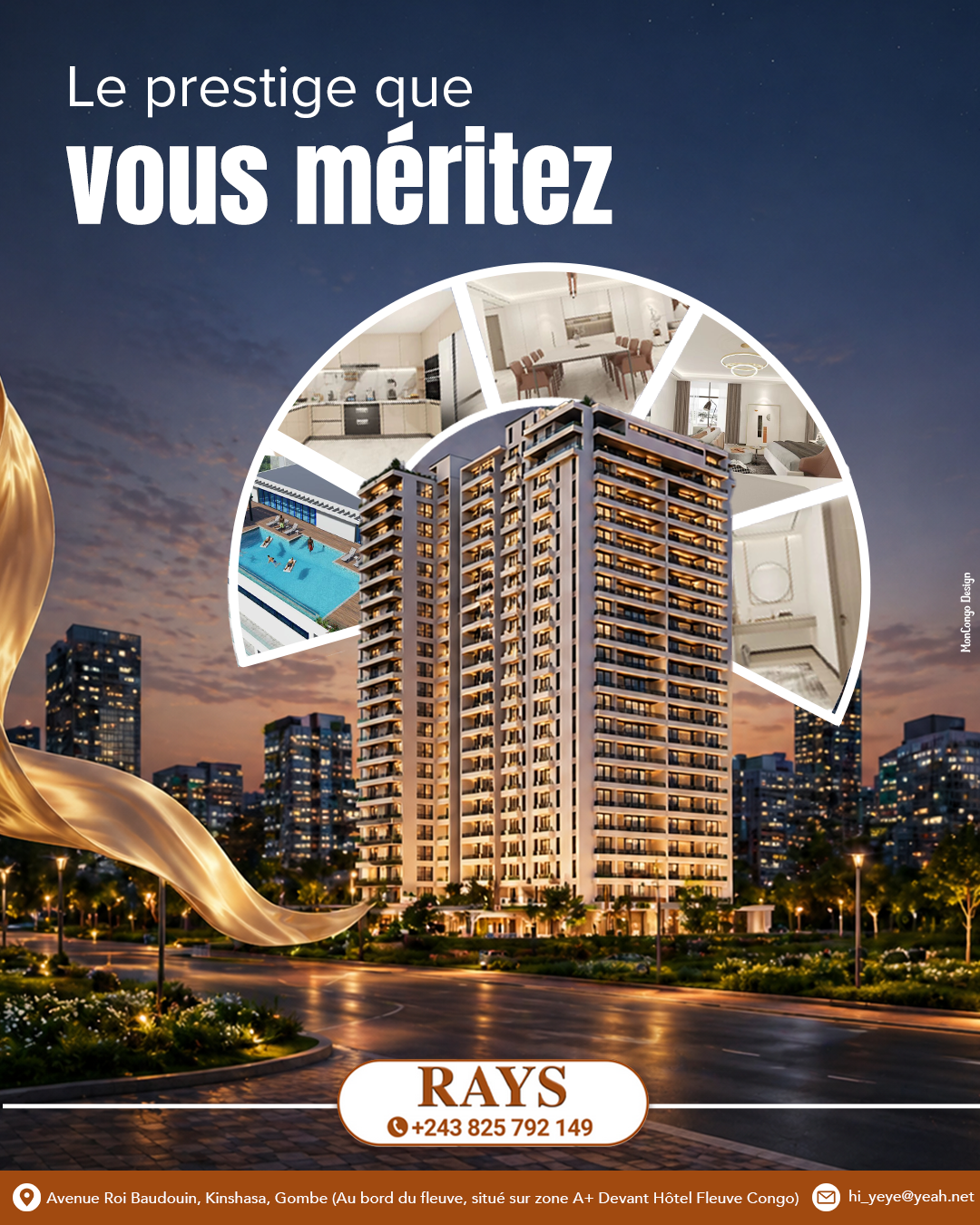 Une nouvelle vision du confort moderne à Kinshasa