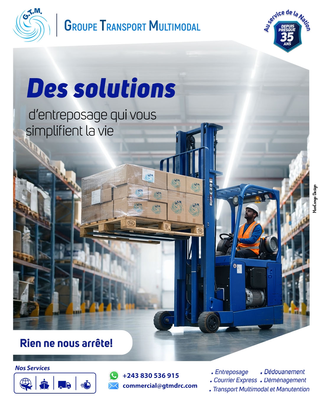 Dans le cadre de vos opérations de déménagement ou de logistique