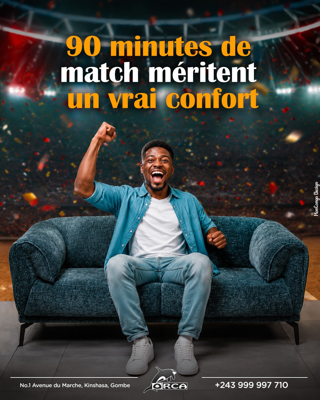 90 minutes de match méritent un vrai confort      