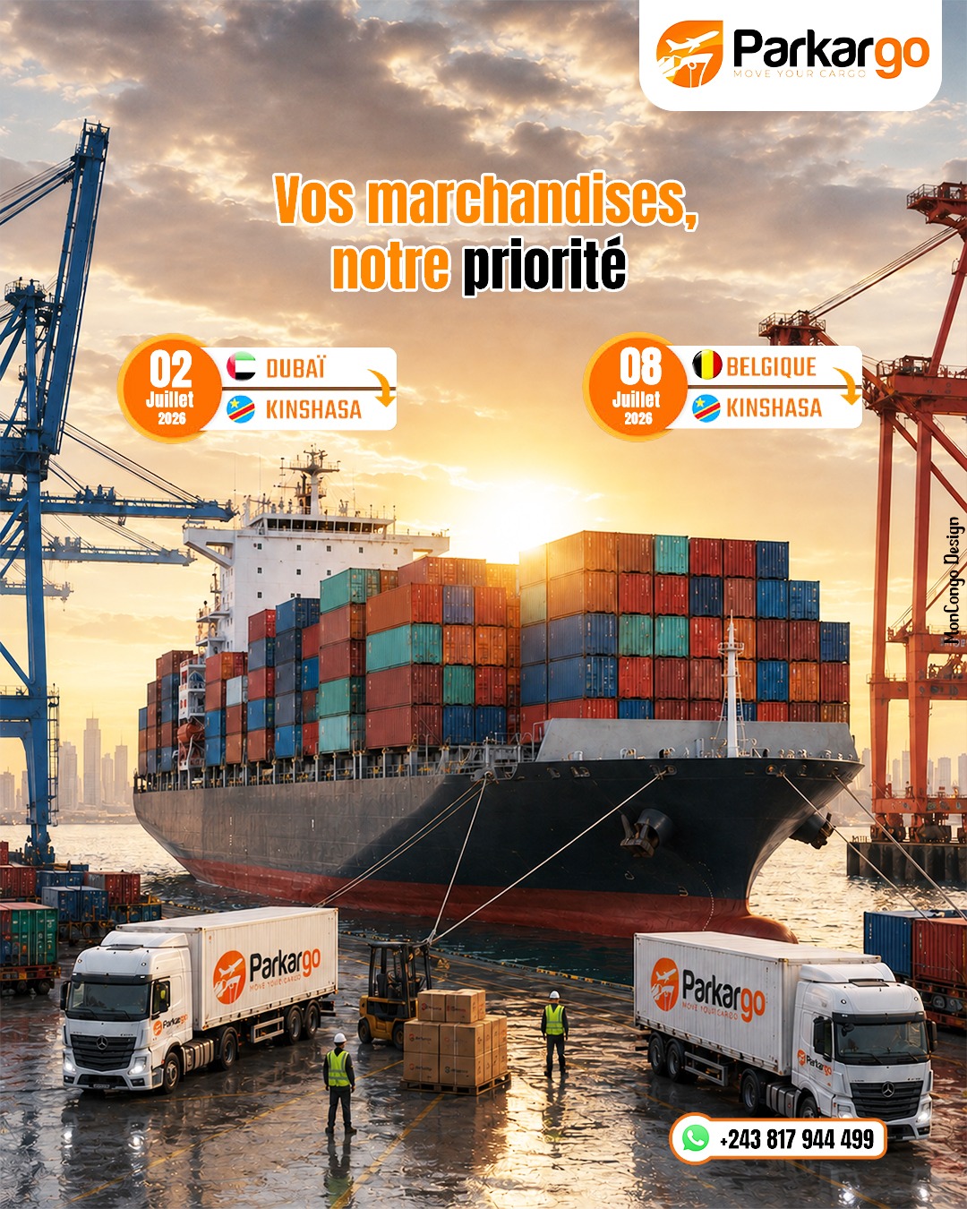 Vos marchandises, notre priorité 