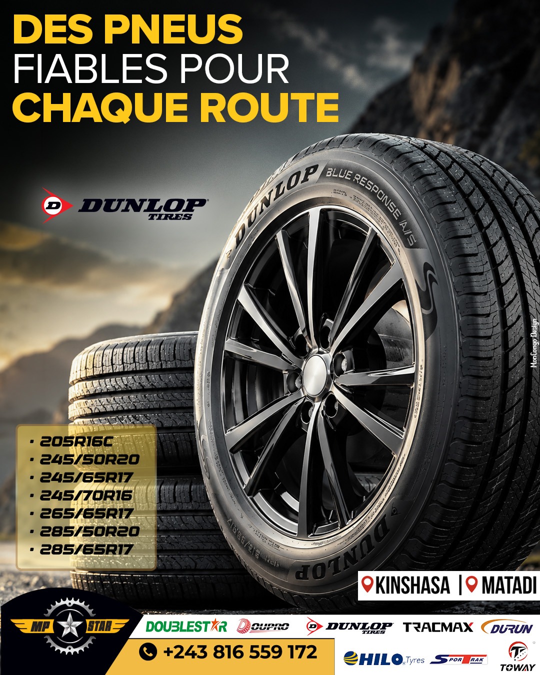 Des pneus fiables pour chaque route