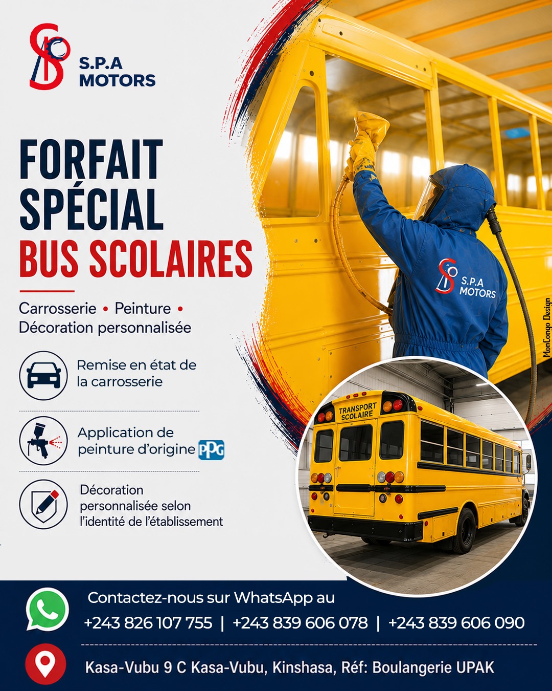 Des bus scolaires à l’image de votre établissement