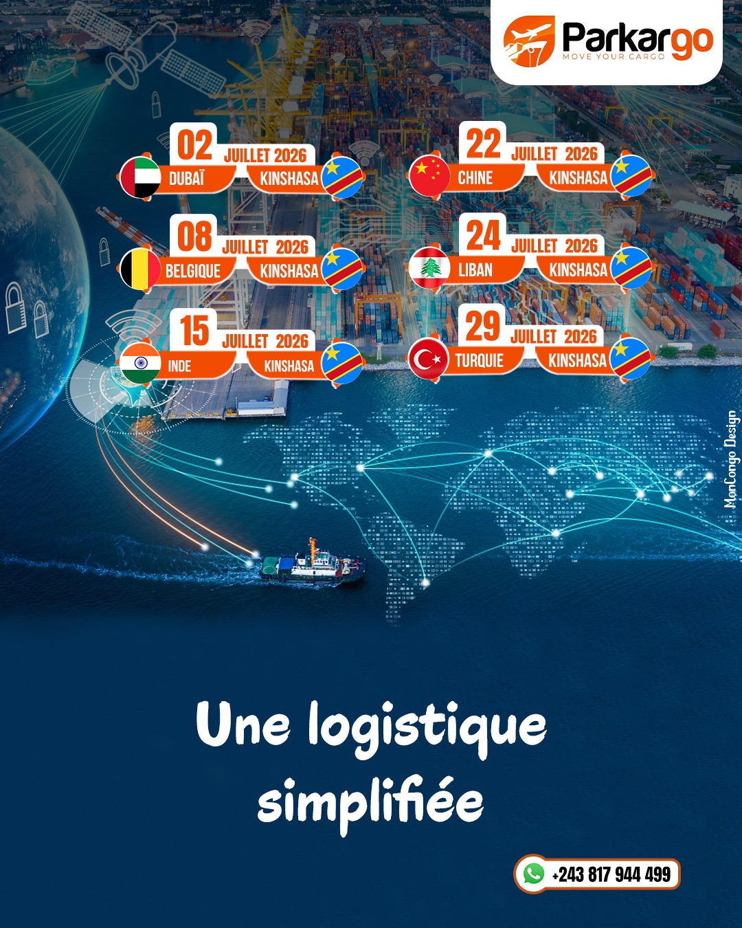Une logistique simplifiée
