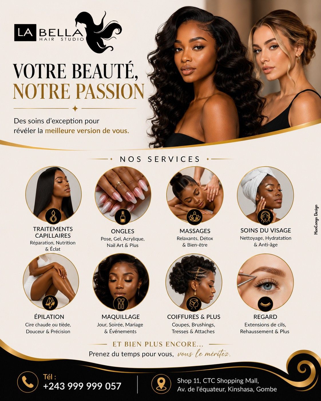 Offrez-vous un moment de beauté chez LA BELLA. 
