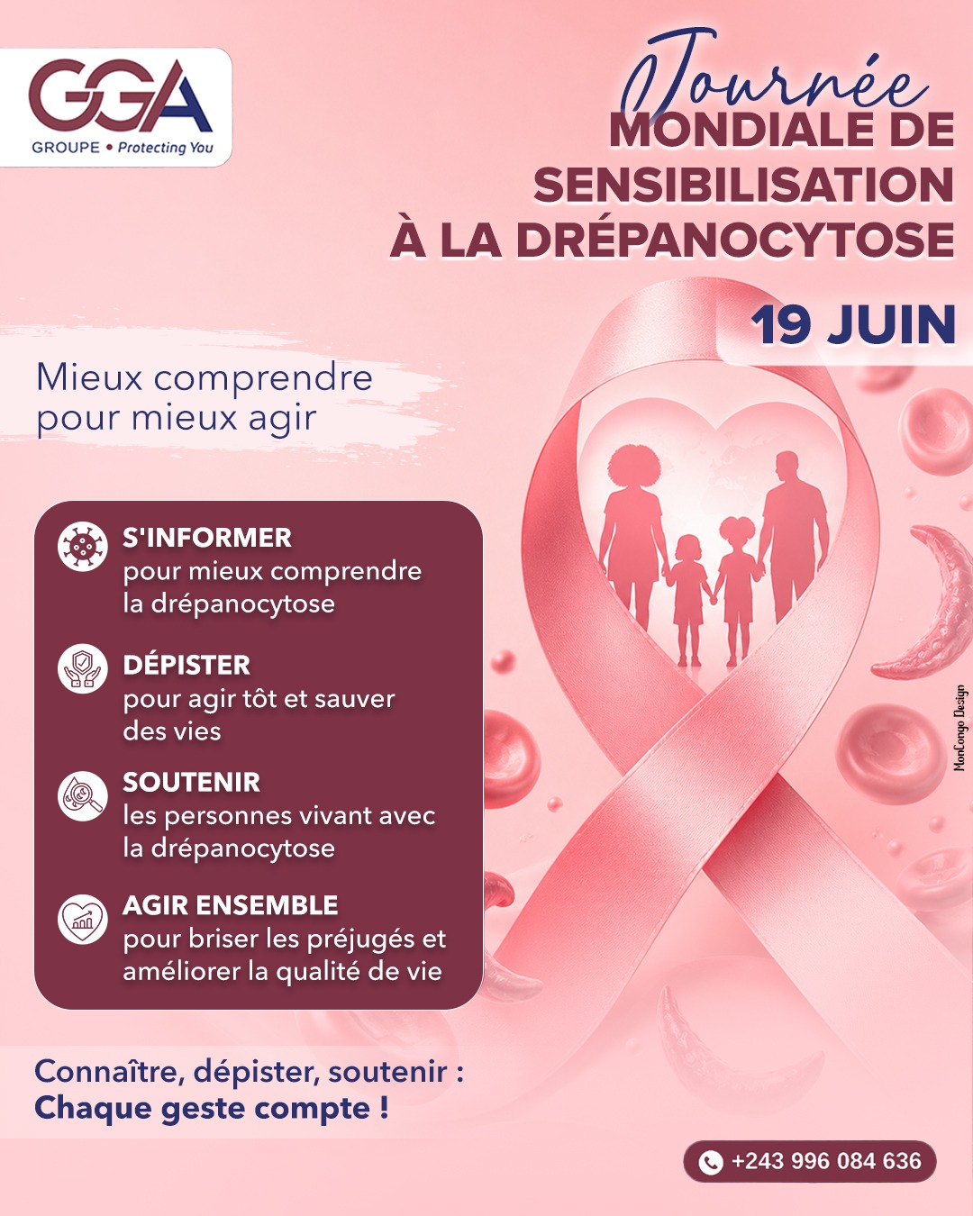 Drépanocytose : informer, dépister, agir