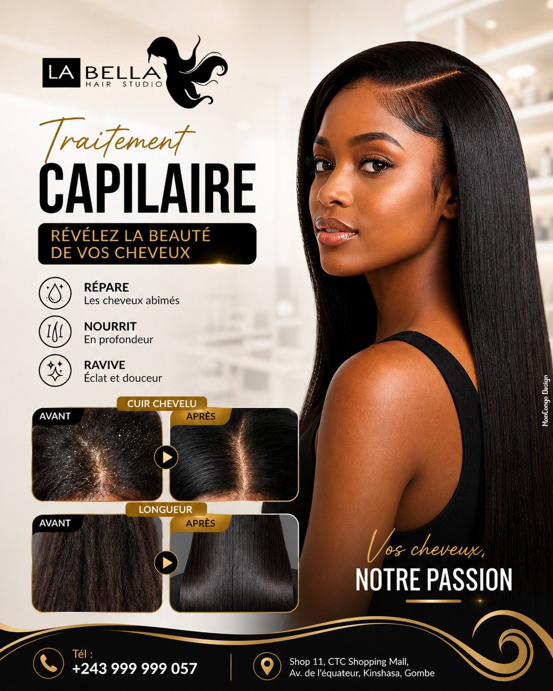 Répare : aide à renforcer les cheveux abîmés