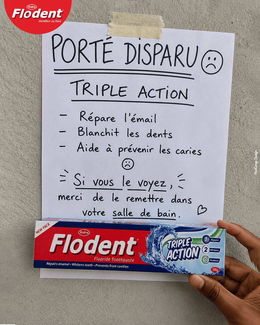 Avez-vous vu ce dentifrice ?