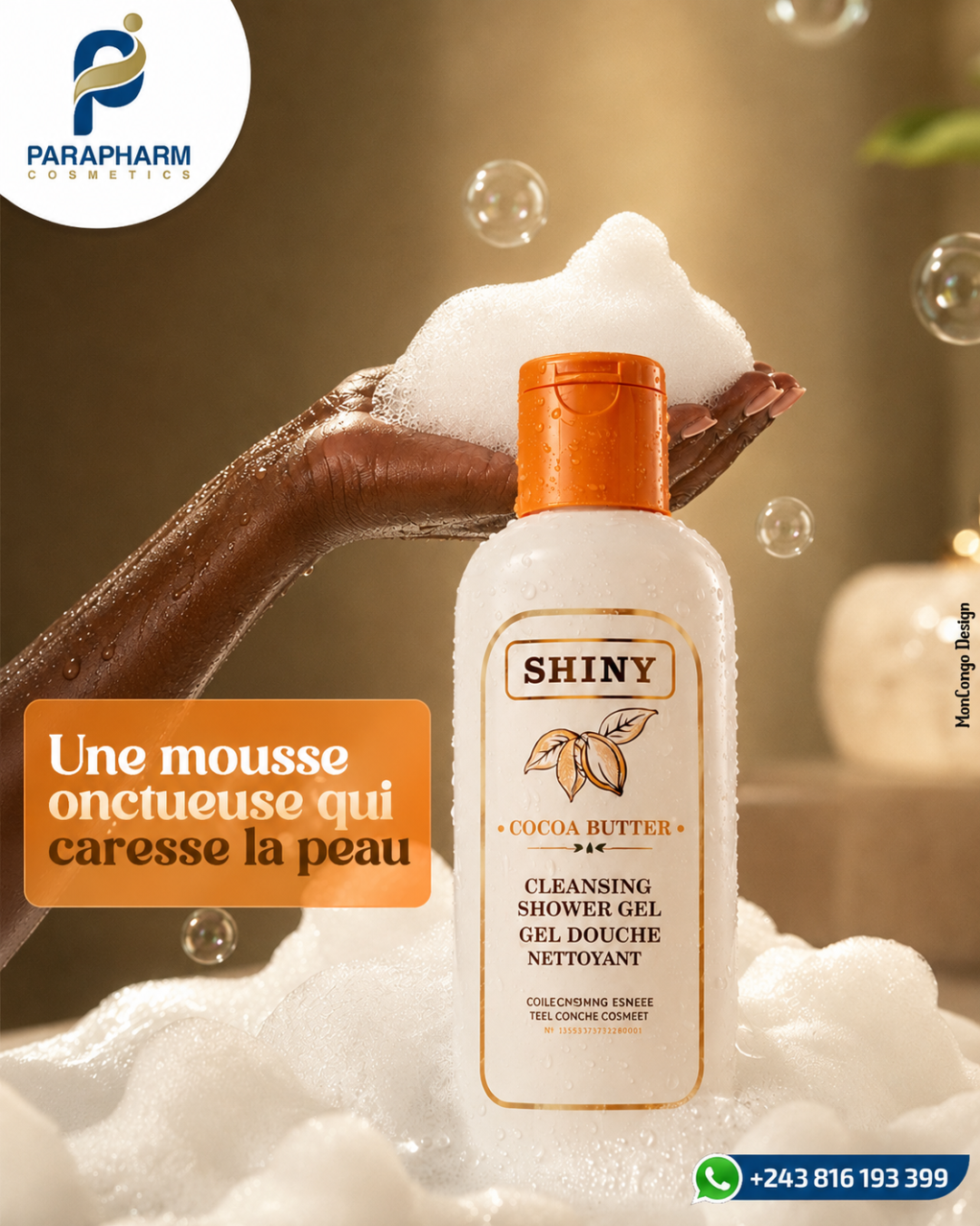 Une mousse onctueuse qui caresse la peau