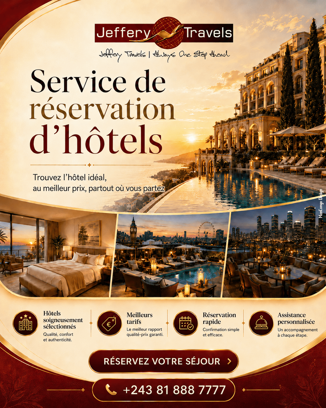 Trouver un hôtel ne devrait jamais être un stress quand on voyage.