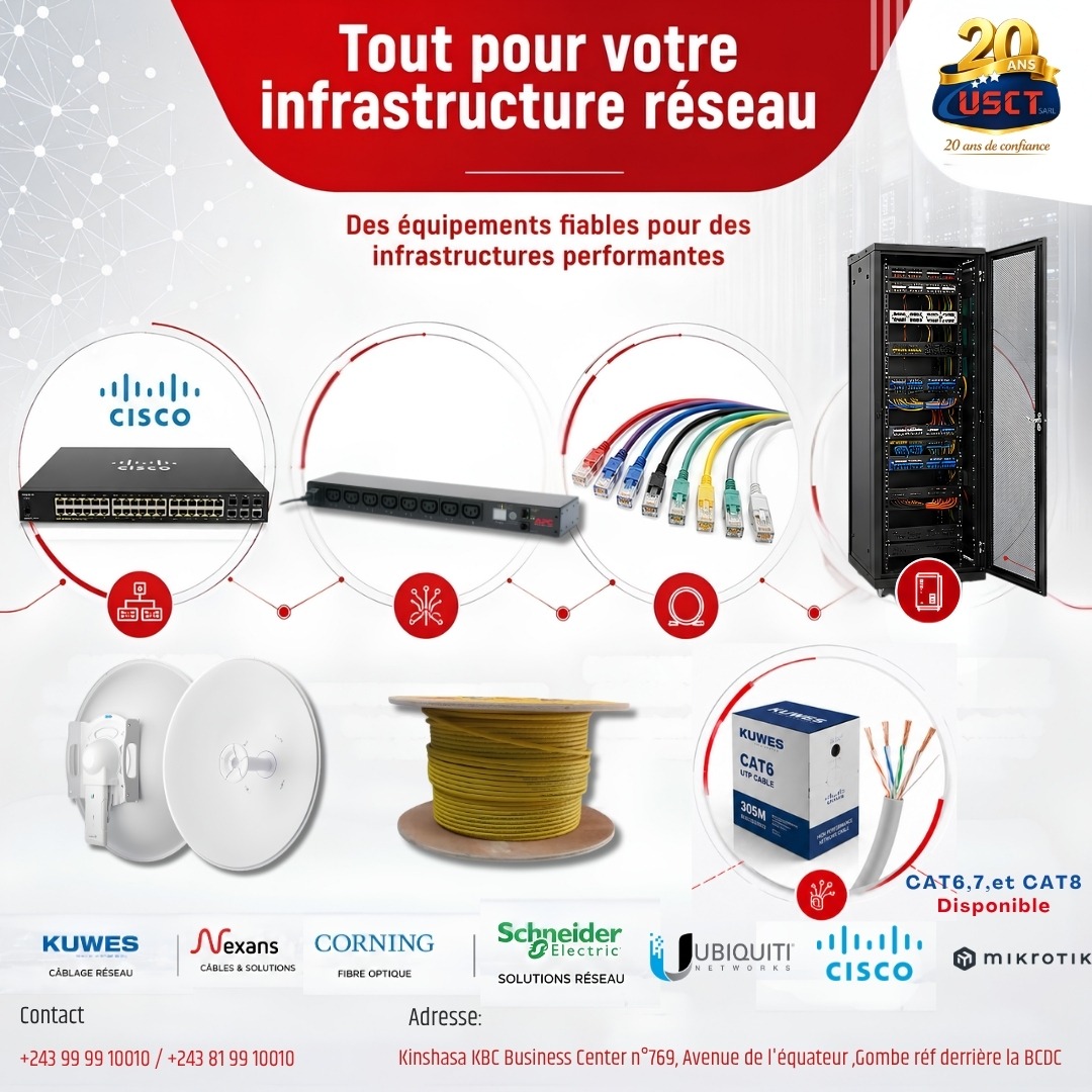 Tout pour votre infrastructure réseau