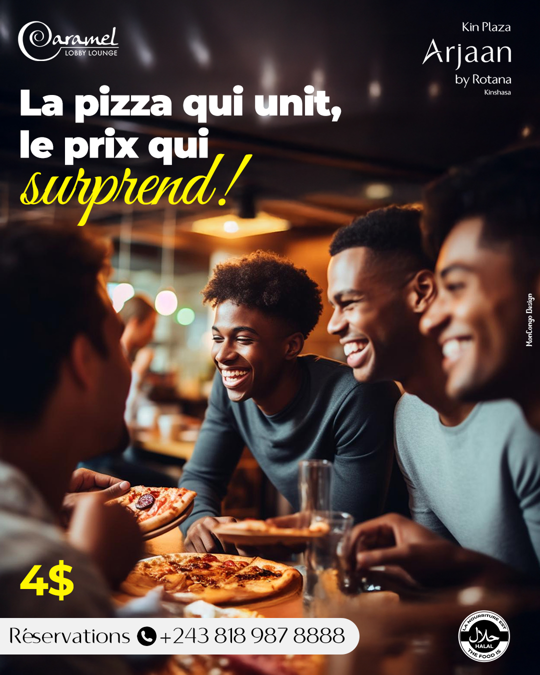 Savourez le goût irrésistible de la pizza !