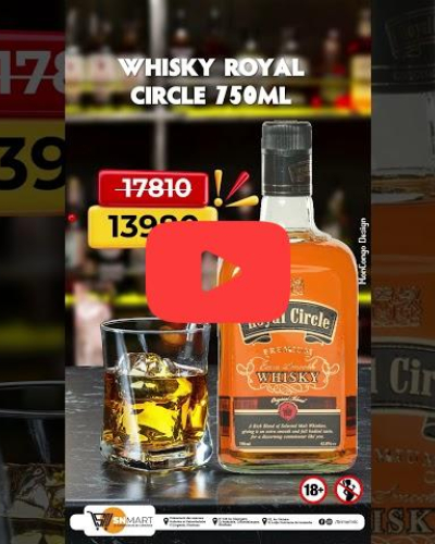 Pour vos moments de partage, Whisky Royal Circle 750ml 