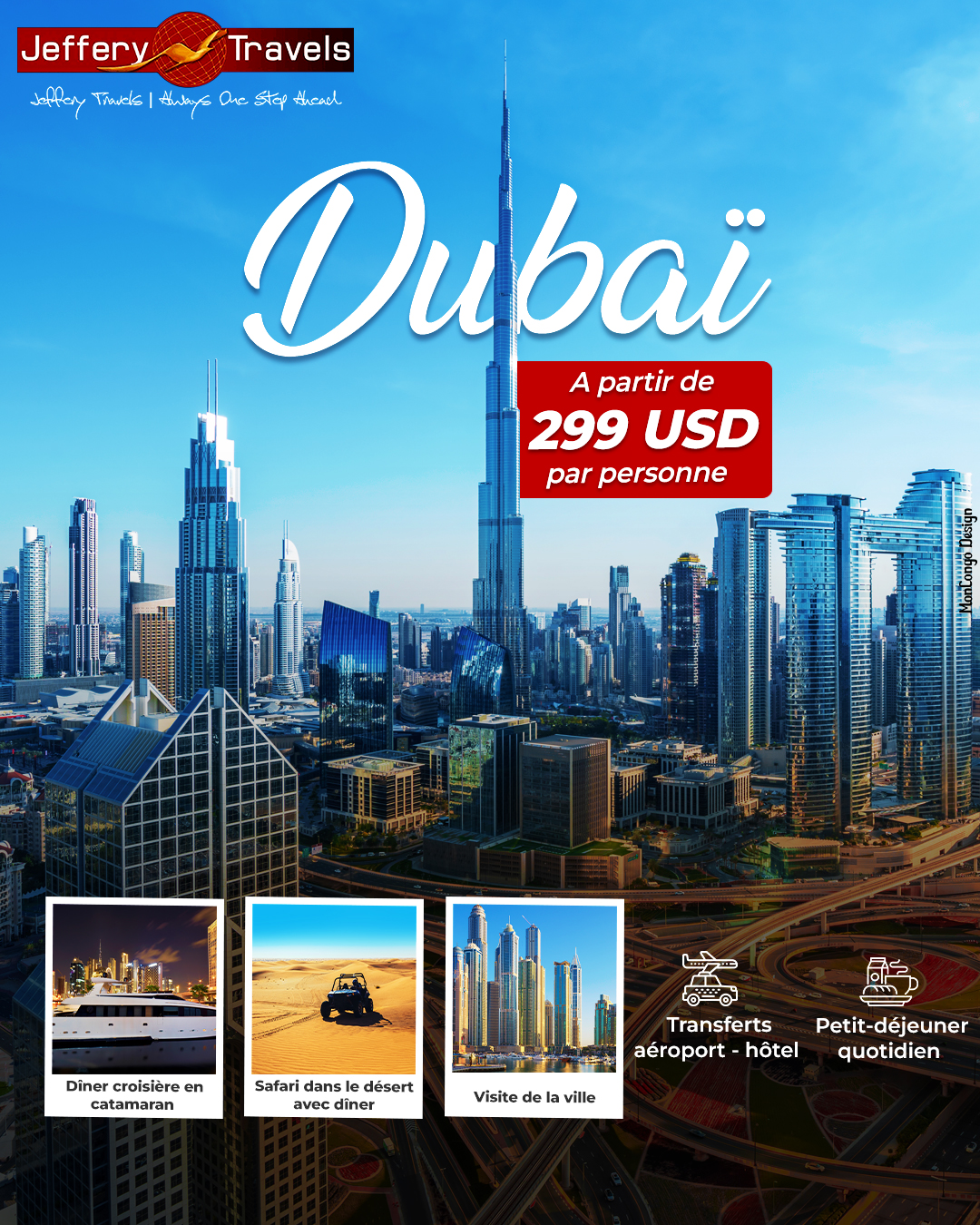 Profitez de Dubaï à partir de 299USD